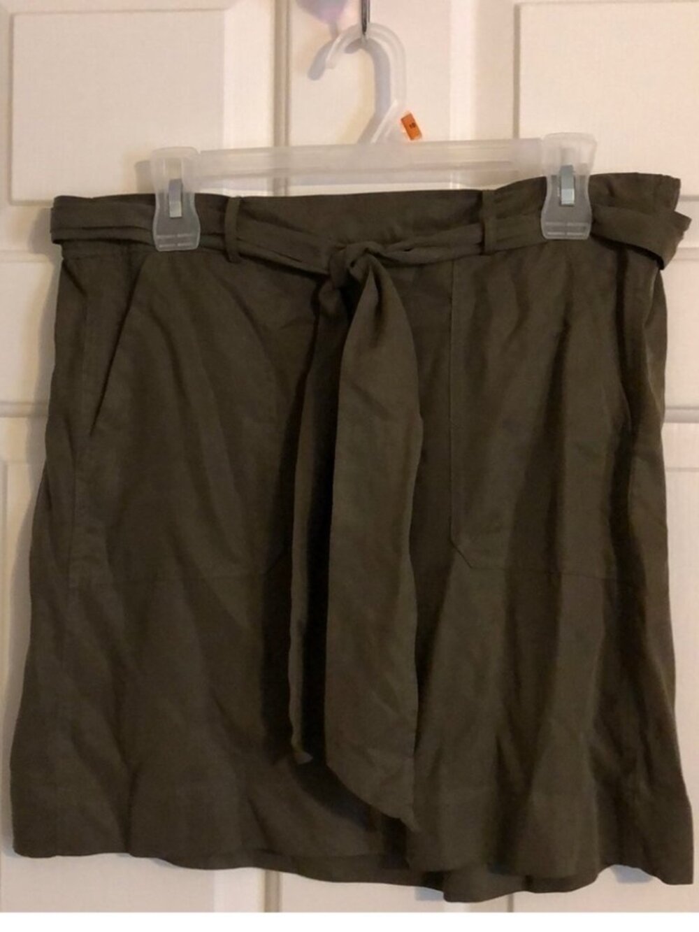 Green Belted Mini Shirt S